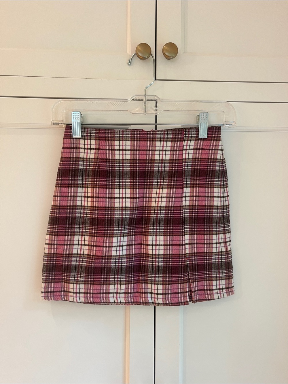 Girls plaid skirt size medium 8-10